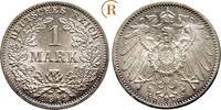 Kaiserreich Kleinmünzen 1 Mark 1914 D BU