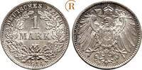 Kaiserreich Kleinmünzen 1 Mark 1914 D BU