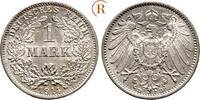 Kaiserreich Kleinmünzen 1 Mark 1914 D BU