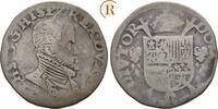 1/5 Ecu 15-- Brabant: Philippe II, 1555-1598: ss-s