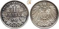 Kaiserreich Kleinmünzen 1 Mark 1914 E BU