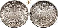 Kaiserreich Kleinmünzen 1 Mark 1914 F BU
