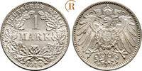 Kaiserreich Kleinmünzen 1 Mark 1914 F BU