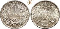 Kaiserreich Kleinmünzen 1 Mark 1914 F BU