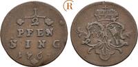 Würzburg Bistum: 1/2 Pfennig Adam Friedrich von Seinsheim, 1755-1779: -