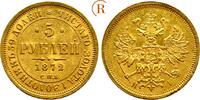 Russland: 5 Rubel St. Petersburg Alexander II, 1855-1881: -