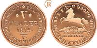 Hannover: 5 Taler Neupr&auml;gung von 2004 in GOLD 1814 PP 250,00 EUR  Excl. 9,00 EUR Verzending