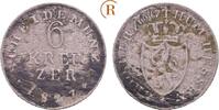 Hessen Darmstadt: 6 Kreuzer 1827 Ludwig I, 1806-1830: ss Belag 6,00 EUR  Excl. 4,00 EUR Verzending