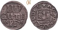 Hildesheim Stadt: 4 Gute Pfennige 1676 ss Schr&ouml;tlingsri&szlig; 15,00 EUR  Excl. 5,00 EUR Verzending