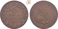 Hessen Kassel: 1/6 Taler als zeitgen&ouml;ssische F&auml;lschung 1829 Wilhelm II, ... 12,00 EUR  Excl. 5,00 EUR Verzending