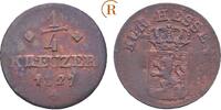 Hessen Kassel: 1/4 Kreuzer 1827 Wilhelm II, 1821-1847: ss 12,00 EUR  Excl. 5,00 EUR Verzending