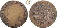 Preussen: 1/6 Taler Berlin zeitgen&ouml;ssische F&auml;lschung 1764 A Friedrich II... 10,00 EUR  Excl. 4,00 EUR Verzending