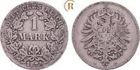 Kaiserreich: 1 Mark 1874 C ss-s 10,00 EUR  Excl. 4,00 EUR Verzending