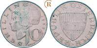 &Ouml;sterreich: 10 Schilling 1957 ss 9,00 EUR  Excl. 4,00 EUR Verzending