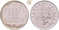 Frankreich: 6,55957 Francs 2001 fast Stempelglanz 21,00 EUR  Excl. 5,00 EUR Verzending
