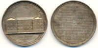 Würzburg Stadt: Versilberte Bronzemedaille 1856 EF Randfehler