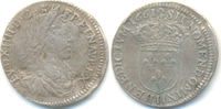 Frankreich: 1/12 Ecu 1661 Limoges Ludwig XIV, 1643-1715: VF kl. Kratzer