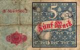 Deutschland 5 Mark 1882 Ro 6 Serie B