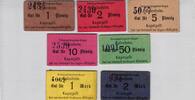 Deutschland 1,2,5,10,50 PF 1,2 Mark Eglosheim Lagergeld Württemberg unbekannte Variante Set 7 Pcs -