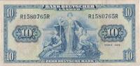 Deutschland 10 DM Deutsche Mark Ro 258 R/R BDL -