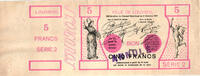 Frankreich France / Frankreich Louvroil 5 Francs 1914 Annulé -