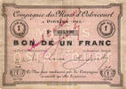 Frankreich France / Frankreich Ostricourt 1 Franc 1914 Annulé -