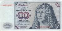 Deutschland 10 DM Deutsche Mark 1970 Ro 270a CA/Y  16,00 EUR  Excl. 5,35 EUR Verzending