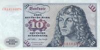Deutschland 10 DM Deutsche Mark 1970 Ro 270a CB/G  17,00 EUR  Excl. 5,35 EUR Verzending