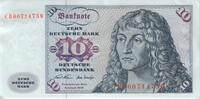Deutschland 10 DM Deutsche Mark 1970 Ro 270a CB/W  17,00 EUR  Excl. 5,35 EUR Verzending