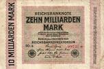 Deutschland 10 Milliarden Mark Ro 114b FZ:SO BZ:6 5stellig (nicht im Katalog) -