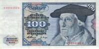 Deutschland 100 DM Deutsche Mark 1960 Ro 266b N/R --- K2  120,00 EUR  Excl. 7,35 EUR Verzending