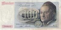 Deutschland 100 DM Deutsche Mark Ro 256 M.77 Franzosenpapier ---K2 -
