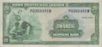 Deutschland 20 DM Deutsche Mark Ro 260 P/M ---K2 -