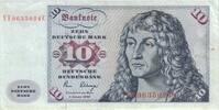 Deutschland 10 DM Deutsche Mark 1980 Ro 286b YE/D Replacement / Ersatzno... 18,00 EUR  Excl. 5,35 EUR Verzending