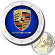 2 Euro Coloured Coin Set of 5 in Presentation Box - Car Brands 1
