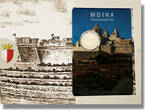 2 Euro 2025 Malta MDINA Maltese Walled Cities  Coin Card