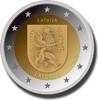 2 Euro Coloured Coin Faisal II -