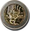 2 Euro Coloured Coin 2021 Malta Tarxien Temples -