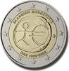 2 Euro Coloured Coin Cartoons - Spongebob -