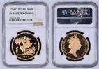 G.BRITAIN 5SOV Great Britain 1992 Gold 5 Sovereign NGC PF70 Ultra Cameo - Rare Early 90s Proof -