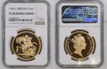G.BRITAIN 5SOV Great Britain 1994 Gold 5 Sovereign NGC PF70 Ultra Cameo - Rare Mintage -