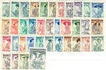Österreich 37 Werte 3 Gr. - 10 S. Costumes, 37 values mint never hinged complete, Michel 350.- -