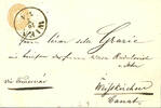 Österreich 15 Kreuzer pale brown, Franz Joseph, close perforated, on cover (this file fold), from Vienna 20 / 7, clear single circle cancel, to Wei -