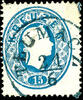 Österreich Stempel 15 Kreuzer TLUMACZ 21 / 6, blue single circle postmark S.O.T.N on blue Franz Joseph, Müller no. 2931 a, 250 points -