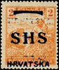 Jugoslawien 2 F. Reaper with double overprint, of it one very weak, mint never hinged, photo expertize Zrinjscak BPP -