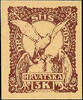 Jugoslawien 3 Kr. Postal stamps, imperforated, unused without gum, as issued, photo expertize Zrinjscak BPP -