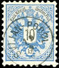 Österreich Stempel SWIJAN-PODOL 19 / 4 85 (Bohemia), thimble cancel nearly completely clear on 10 Kr. Klein no. 5106 a, 30 points -