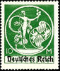 Deutsches Reich 10 Mark Bavaria departure, overprint German Reich in type II, unused with original gum, photo expertize Weinbuch BPP (2022) : genuin -