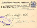 Belgien Stempel LA LOUVIERE 1a 5 VI ?, centered on censored letter 25 C to Karlsruhe -