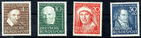 Bundesrepublik Deutschland 4 Pfg to 30 Pfg Helpers of Mankind (II) , complete set with four values, impeccable mint never hinged, Michel 140.- -